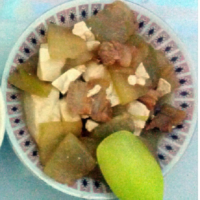 快手菜：冬瓜炒肉片（健康版）