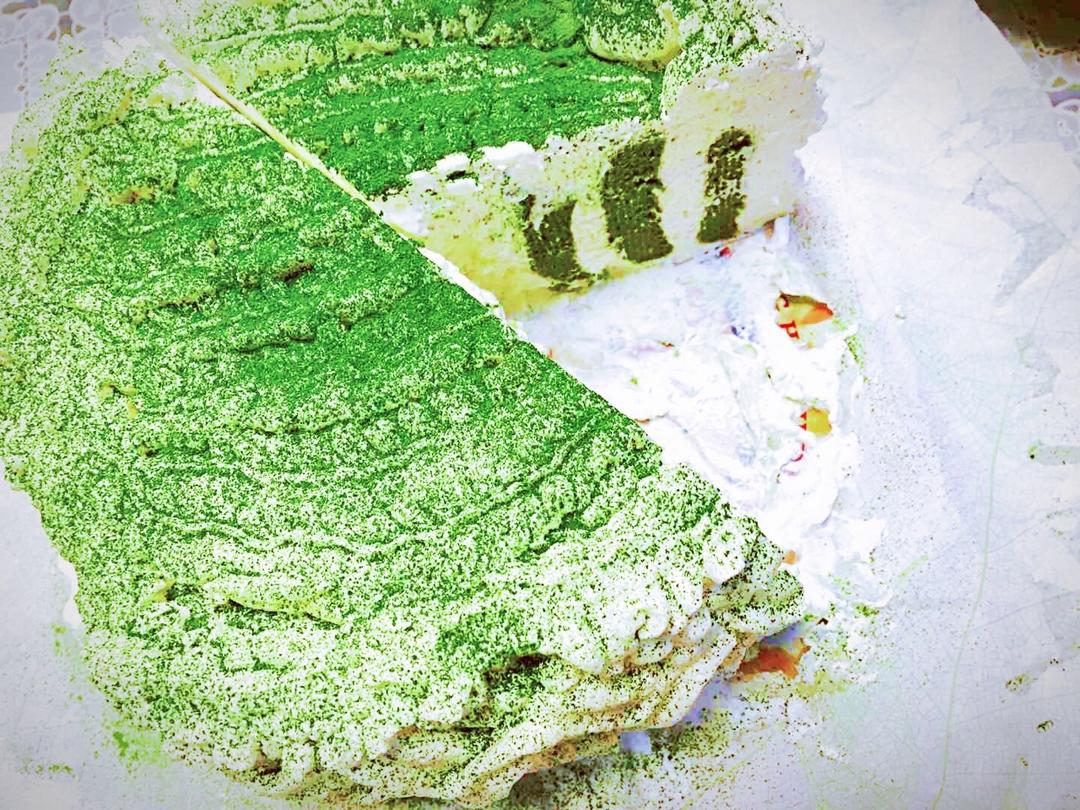 斑斓奶油蛋糕