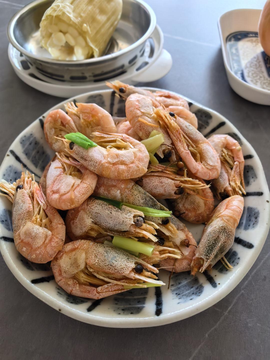 白灼甜虾 不加一滴水