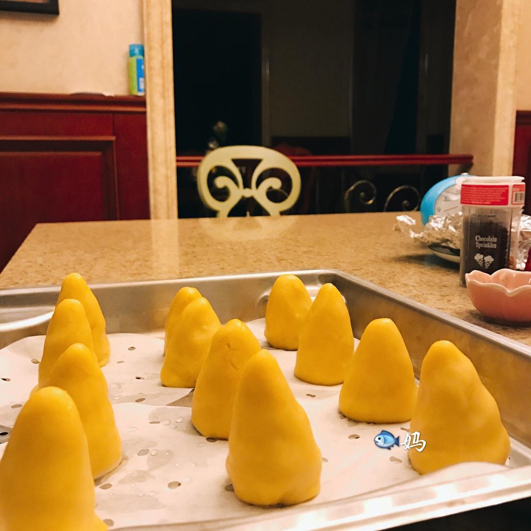 奶香糯米窝窝头
