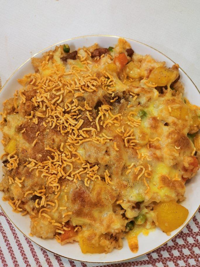 番茄鸡肉浓情焗饭