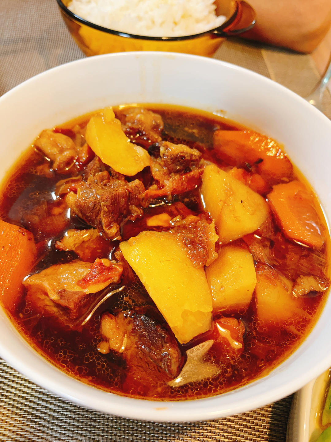 番茄土豆炖牛腩