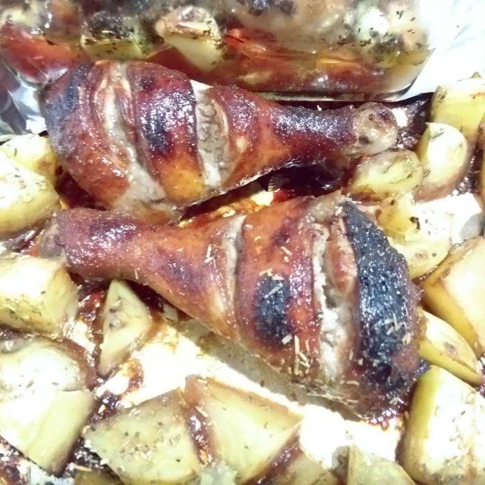 蜜汁酱烤鸡腿
