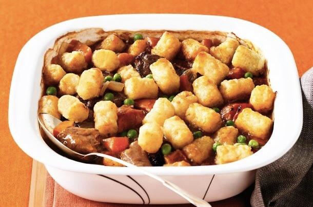 烤羊排佐脆皮土豆 (Lamb bake with crispy potato topping)
