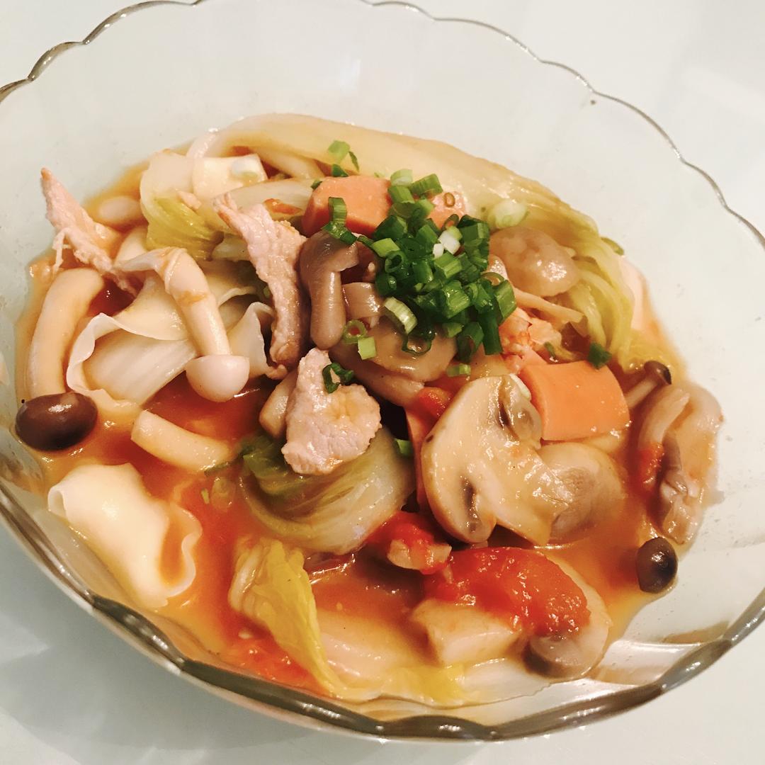 营养美味的烩面的做法