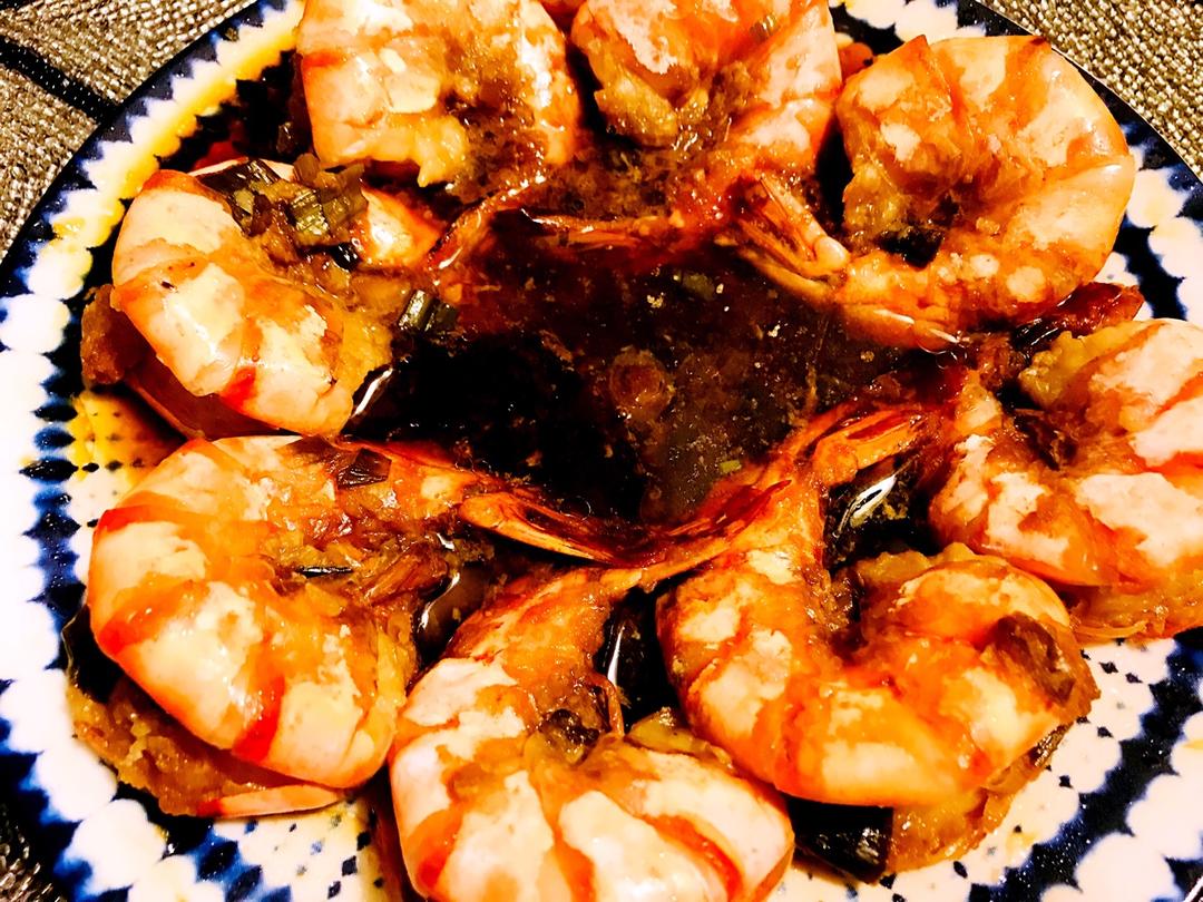 【曼食慢语】清蒸蒜蓉填虎虾