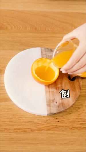橙子果冻，简单易学零添加|劣狐狐烘焙的做法 步骤7