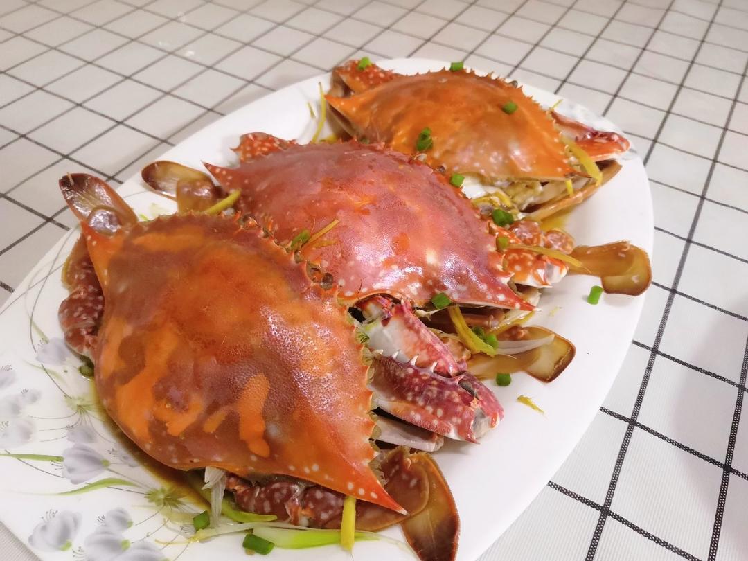 葱油梭子蟹