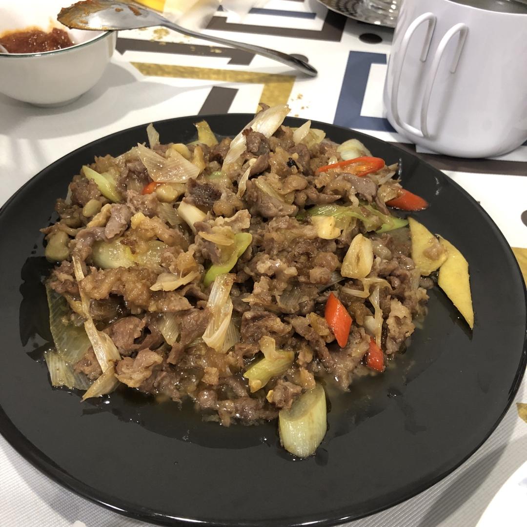 葱爆牛肉
