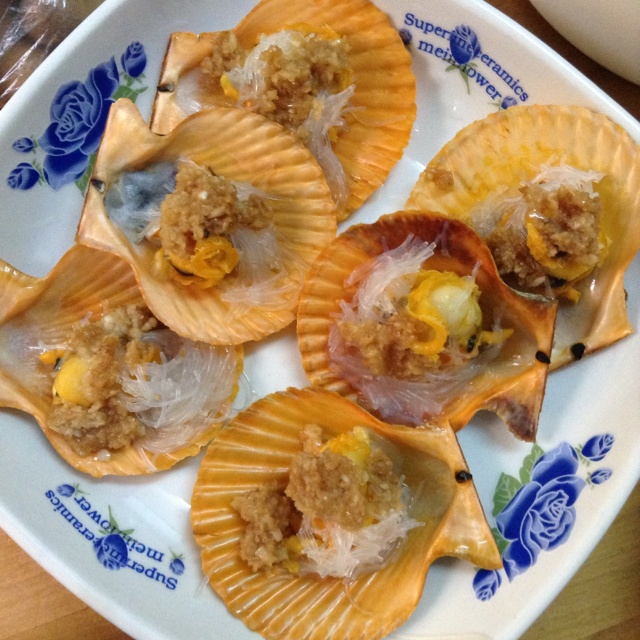 蒜蓉粉丝蒸扇贝