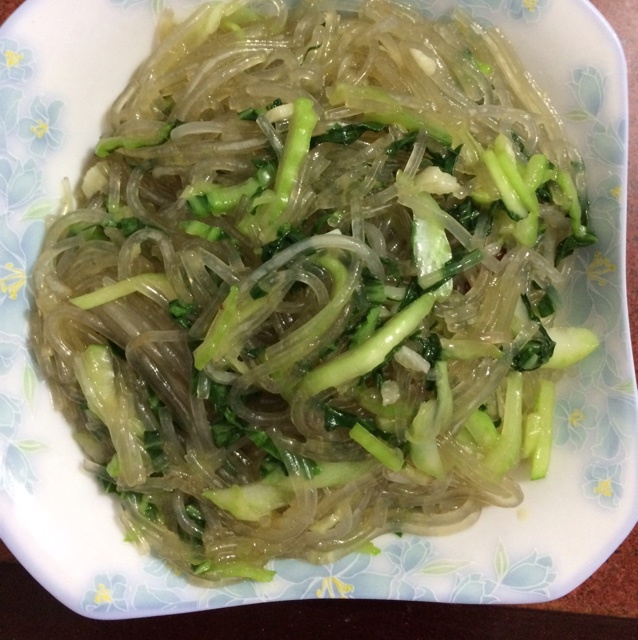 肉末（肉丝）炒粉丝