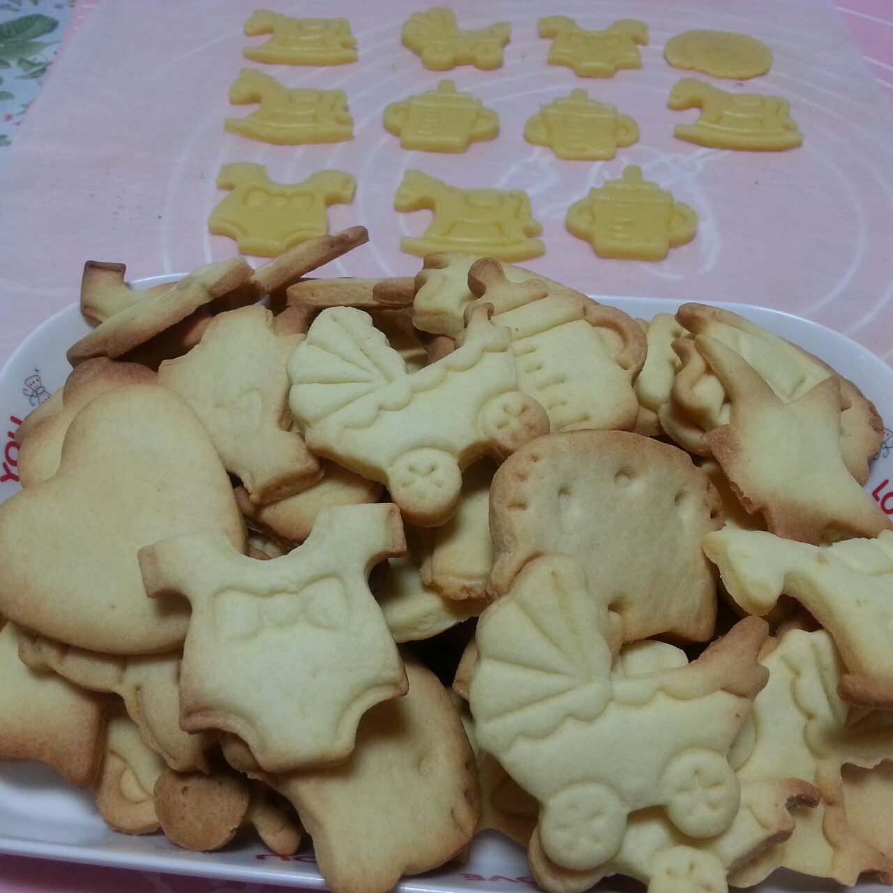 卡通黄油饼干