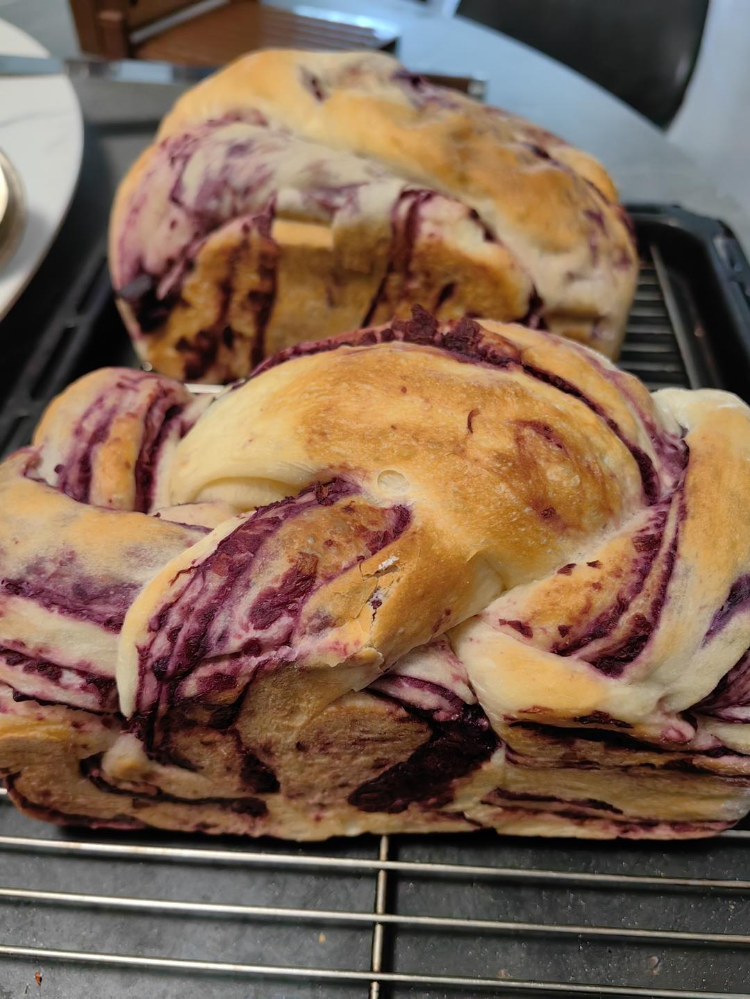 中种大理石纹紫薯吐司