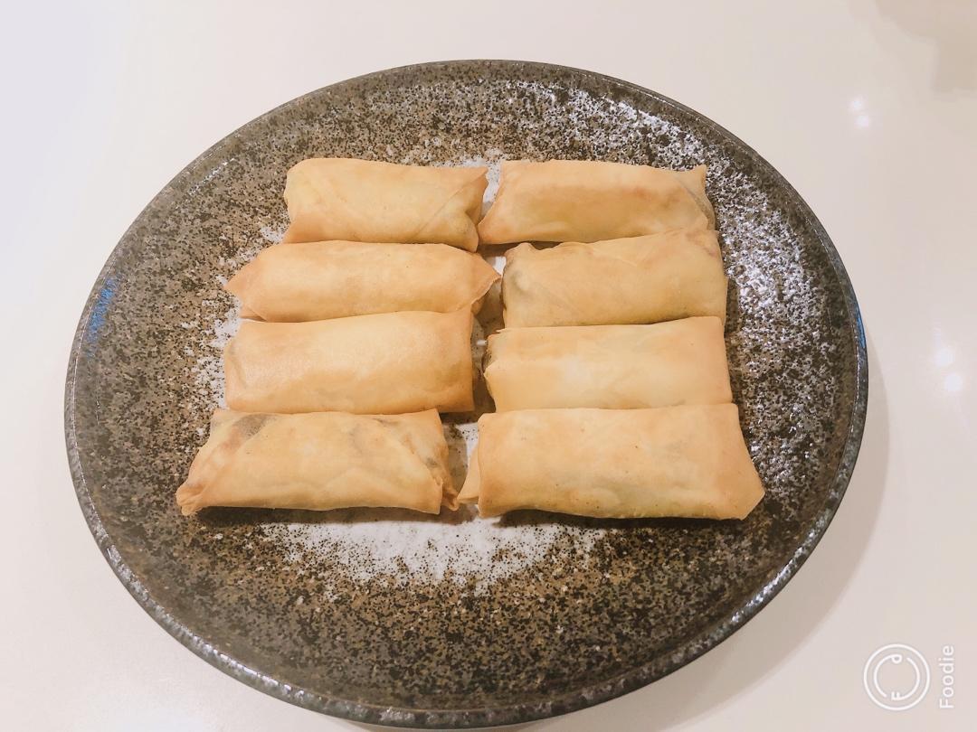 上海春卷——黄芽菜冬笋香菇肉丝馅