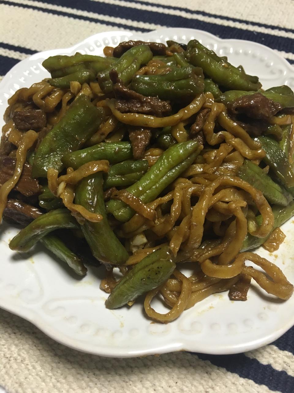 豆角焖面