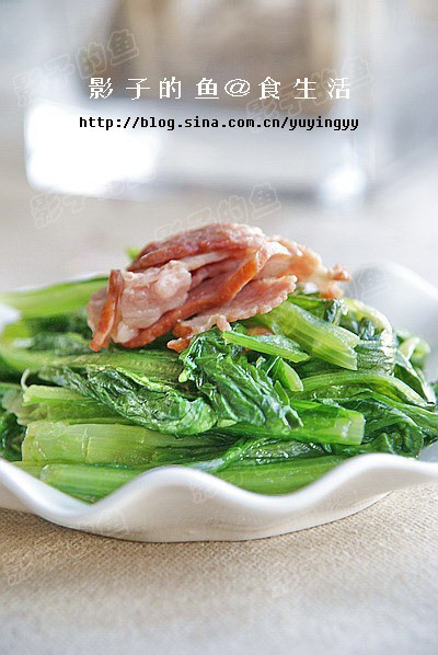 培根莴苣叶的做法