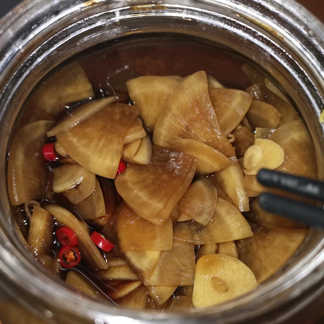 孕期开胃小菜酸辣泡萝卜 酱萝卜