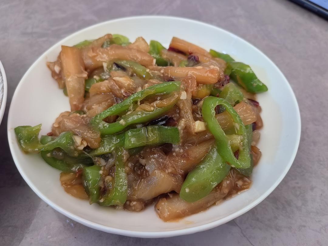 茄子🍆炒青椒