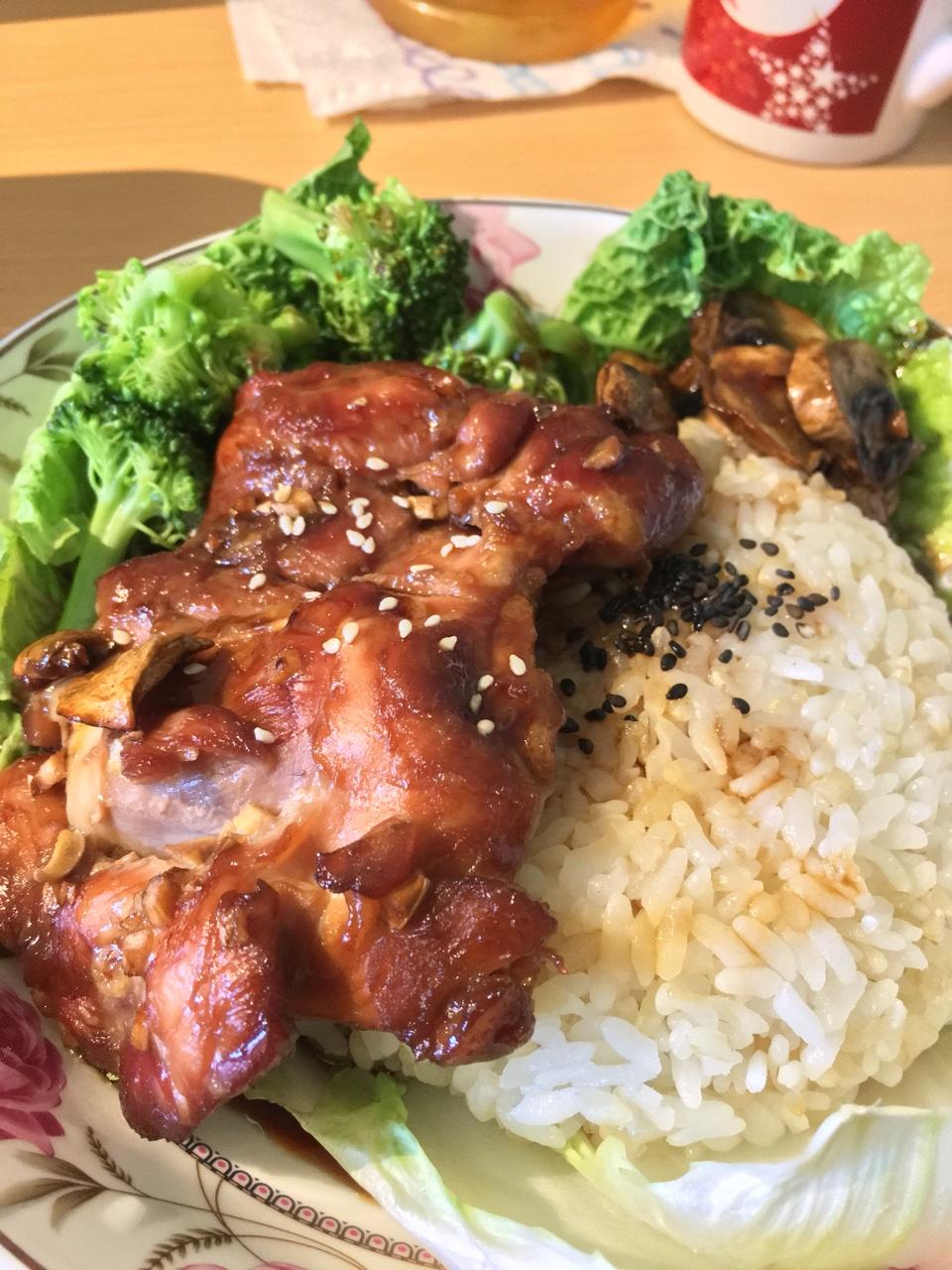 【照烧鸡腿饭】