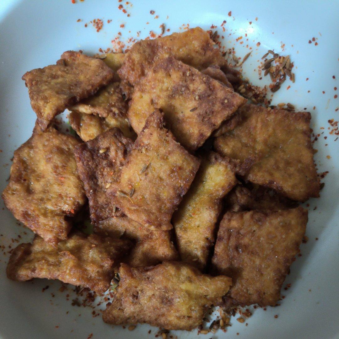 馋嘴零食，自制花椒小米锅巴，嘎嘣脆！