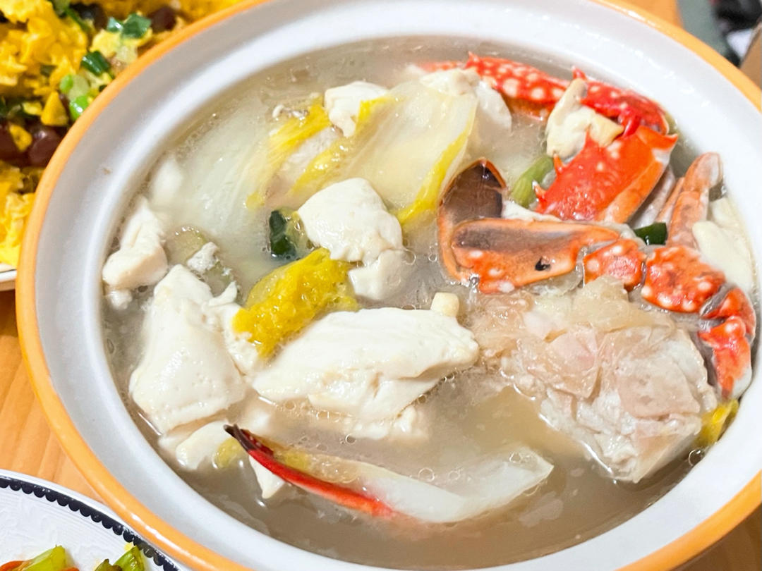 螃蟹豆腐汤