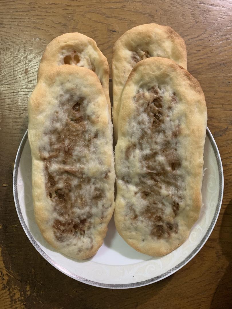 👩‍🍳香喷喷的榨菜鲜肉锅盔～吃一次忘不了💁🏻‍♀️