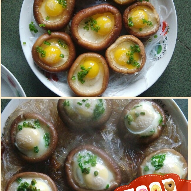 清蒸蘑菇蛋