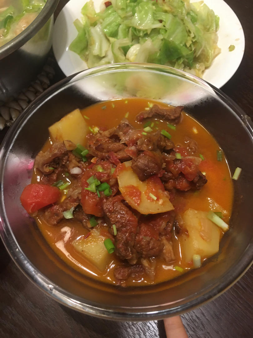 番茄土豆炖牛腩