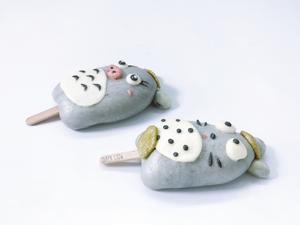 龙猫卡通雪糕包子Totoro---创意馒头的做法 步骤15