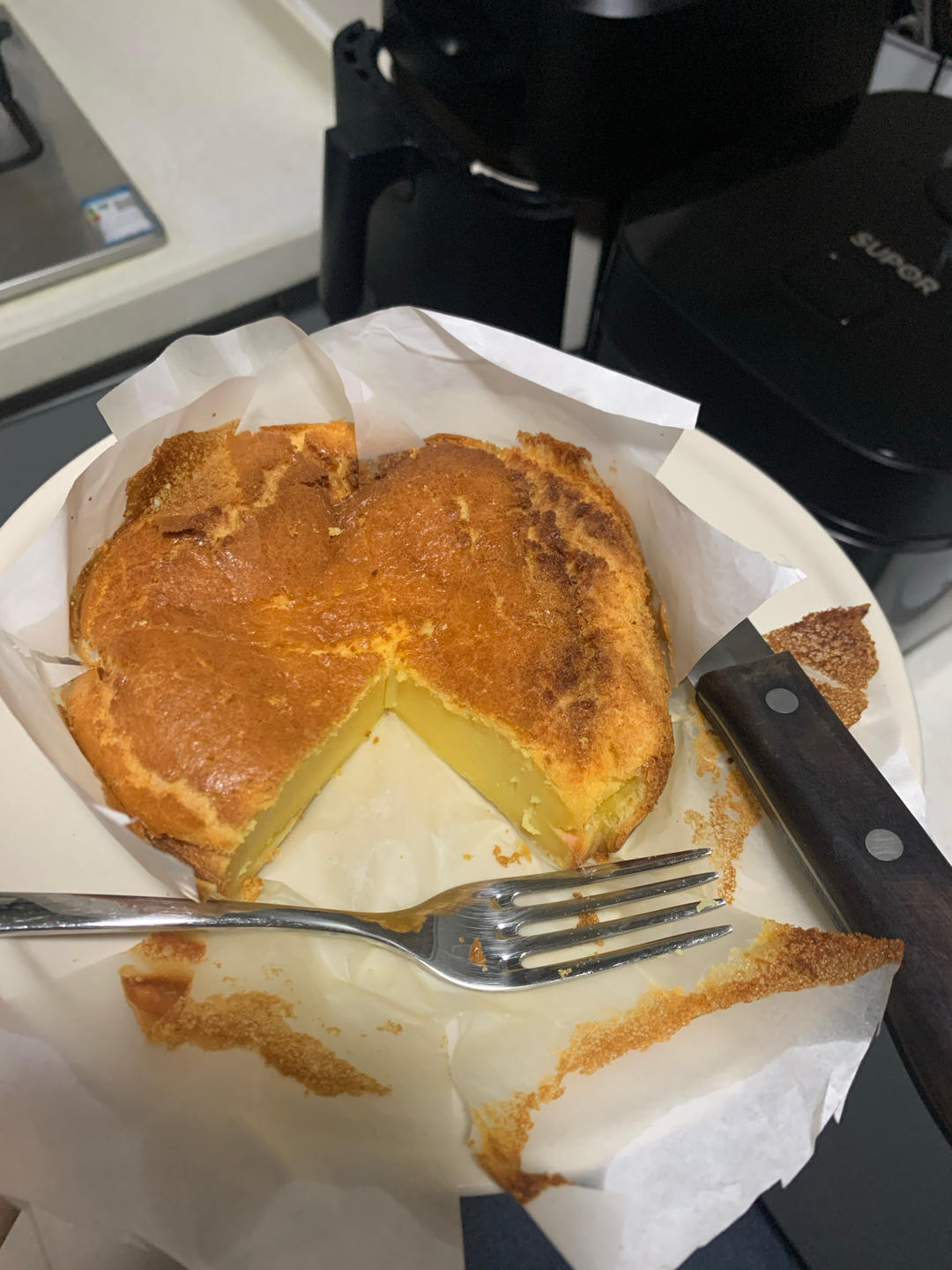 8寸戚风蛋糕（完美不开裂）