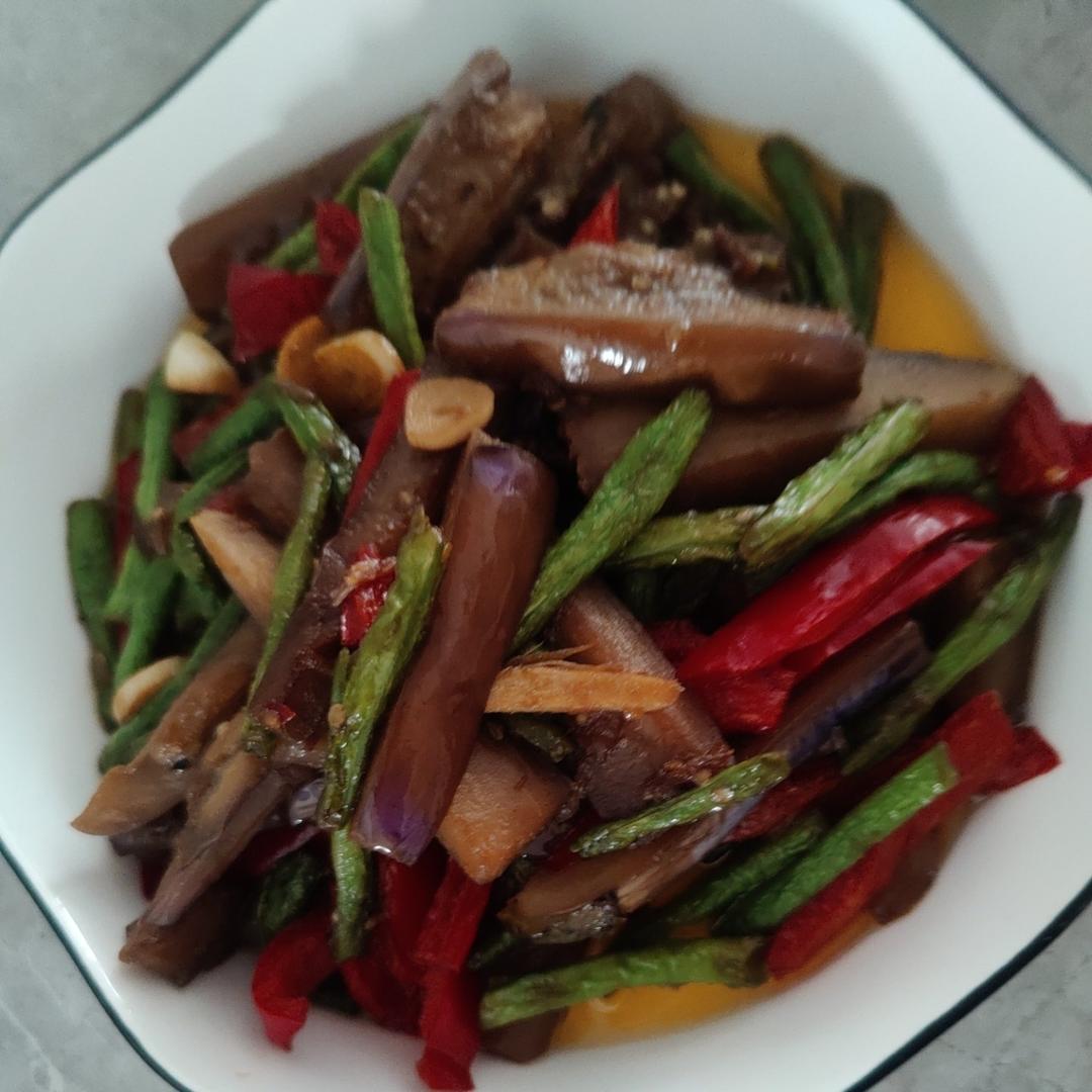 新手也零失败的茄子豆角，超下饭❗