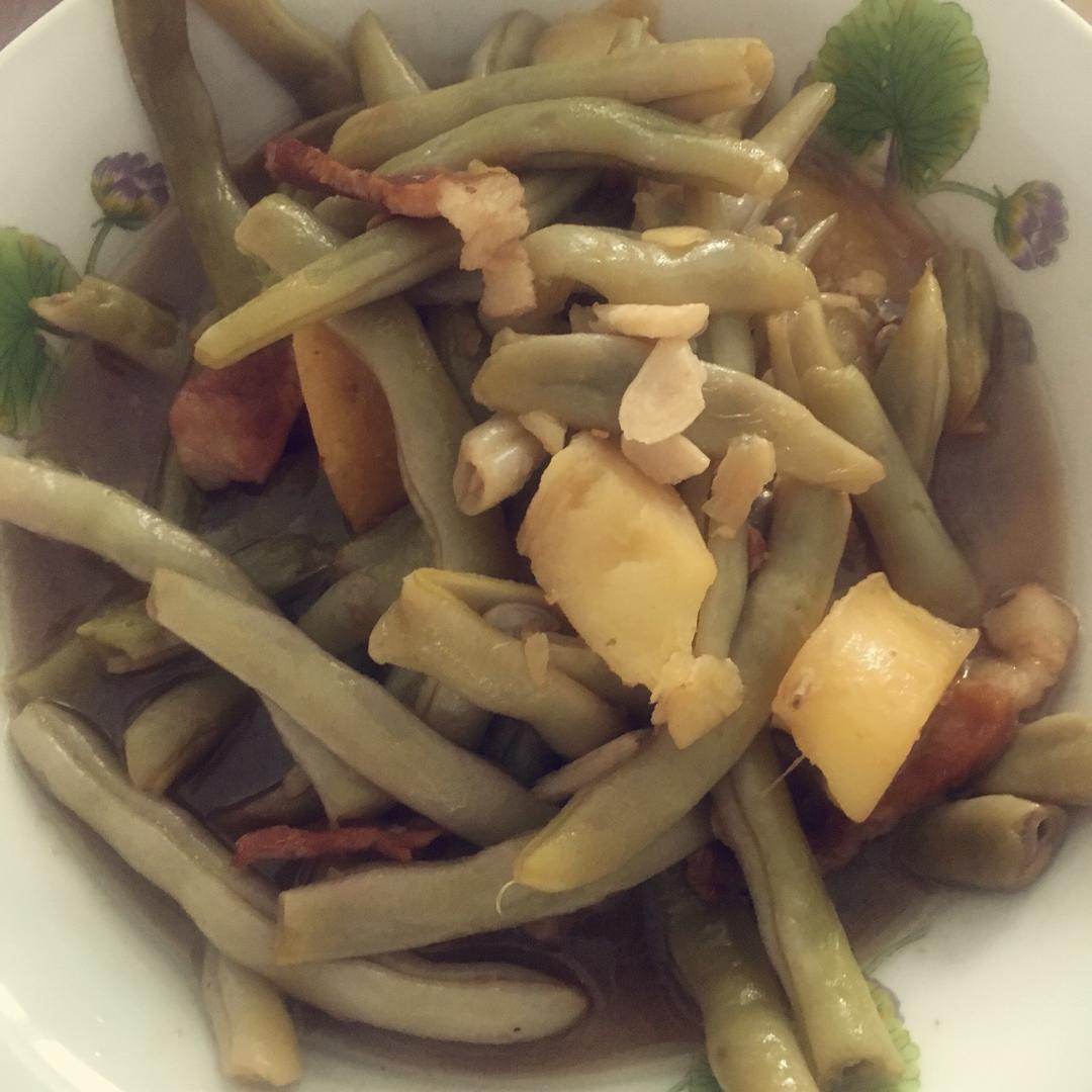 土豆炖豆角