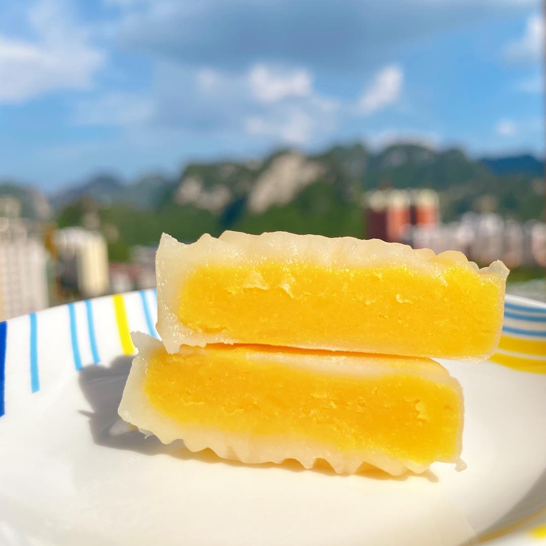 冰皮月饼——奶黄馅（无咸蛋黄版，新手制作）的做法