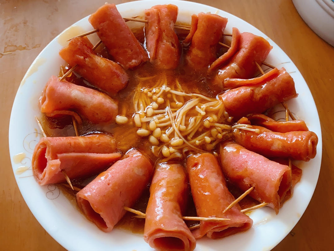 金针菇培根卷