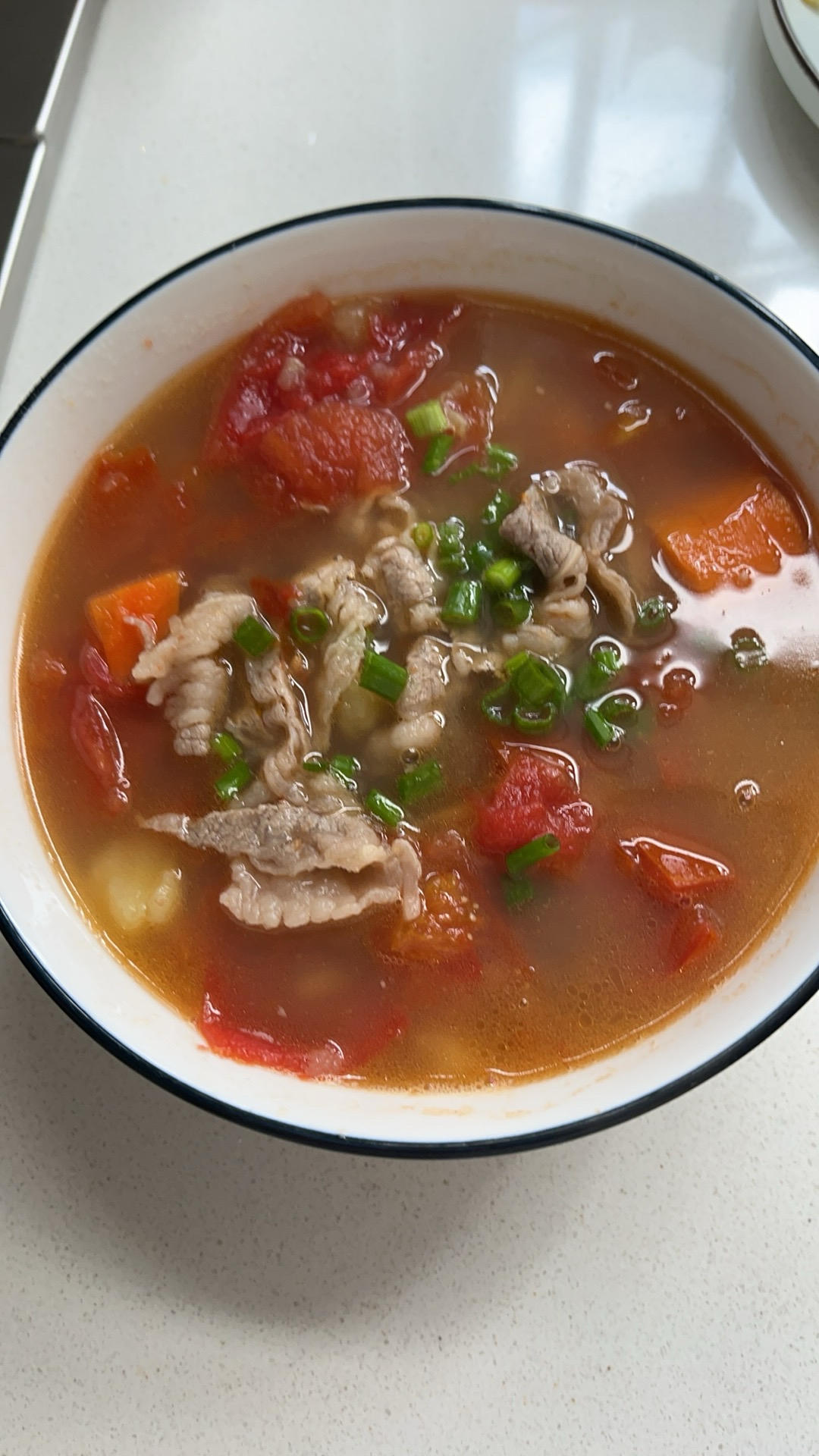 超开胃的番茄土豆肥牛汤‼️下米饭无敌了