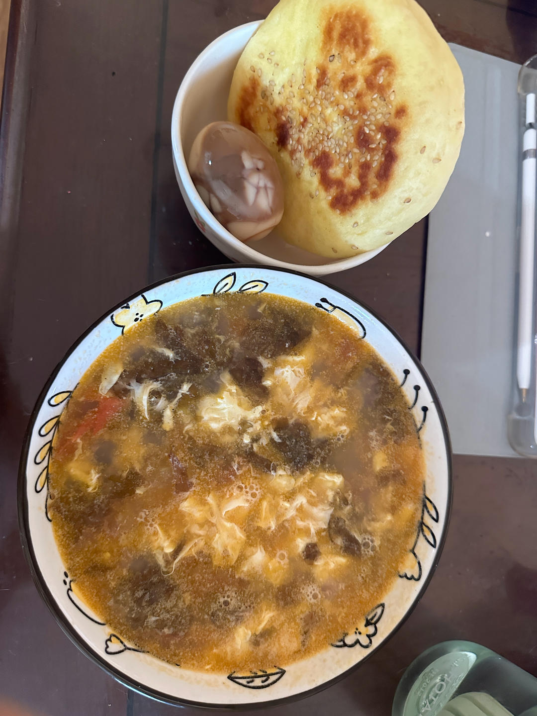 番茄虾皮紫菜蛋花汤