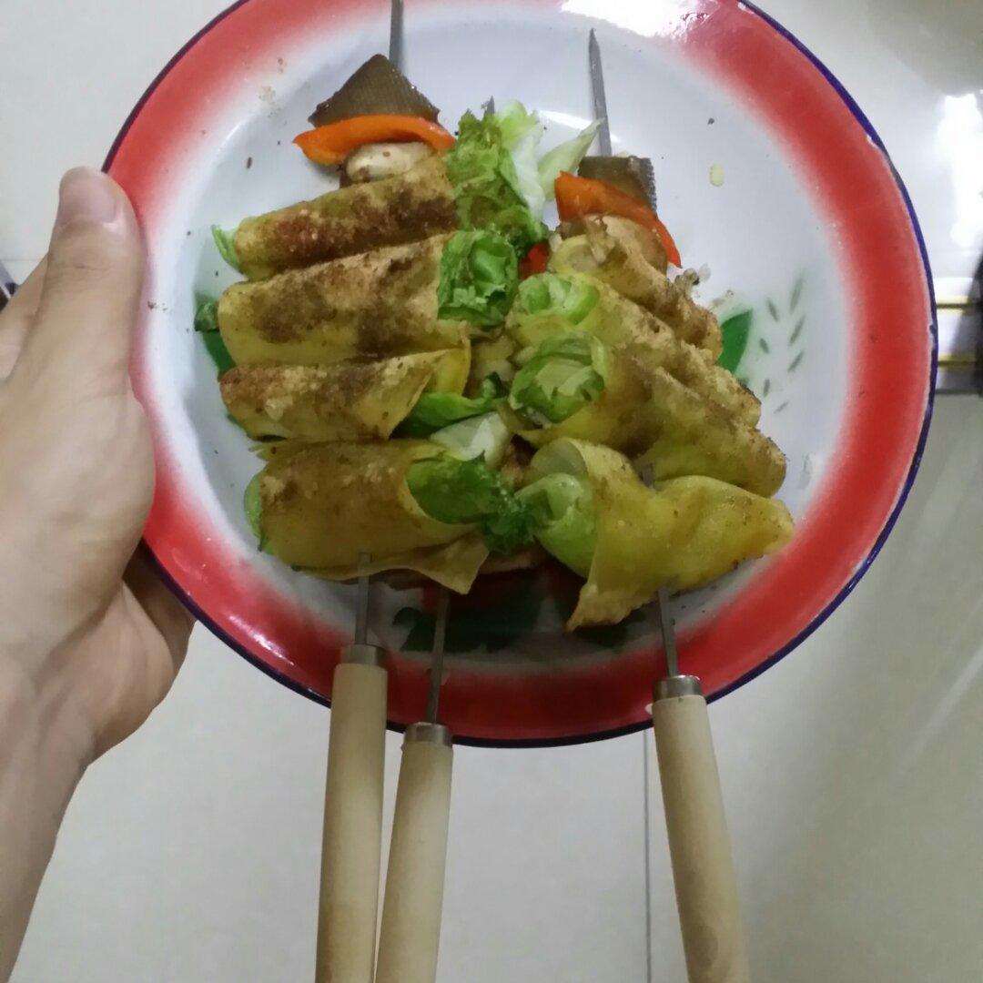 串烤素菜(烤箱)