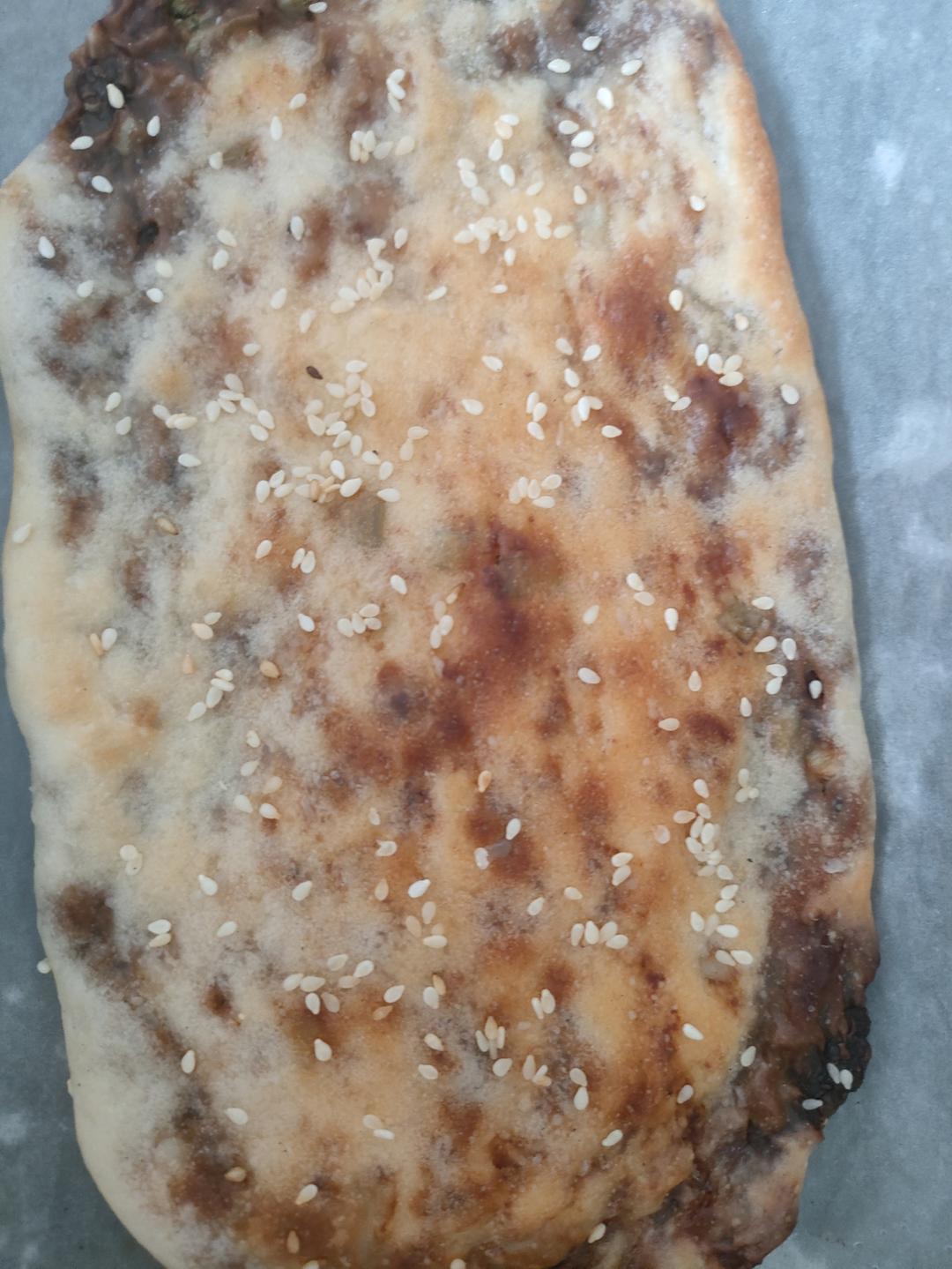 烤箱版鲜肉锅盔