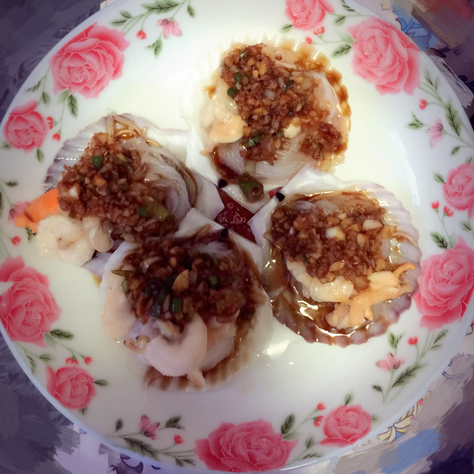 黄金蒜茸扇贝粉丝