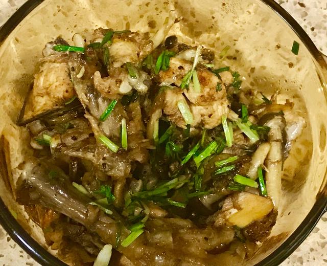 葱油鸡炒海鲜菇