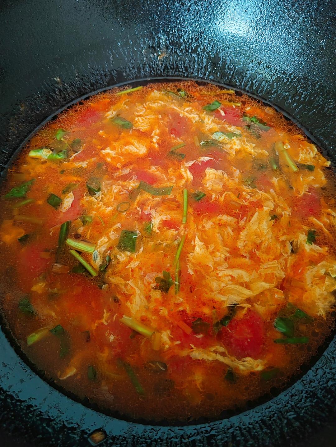 西红柿鸡蛋汤的做法