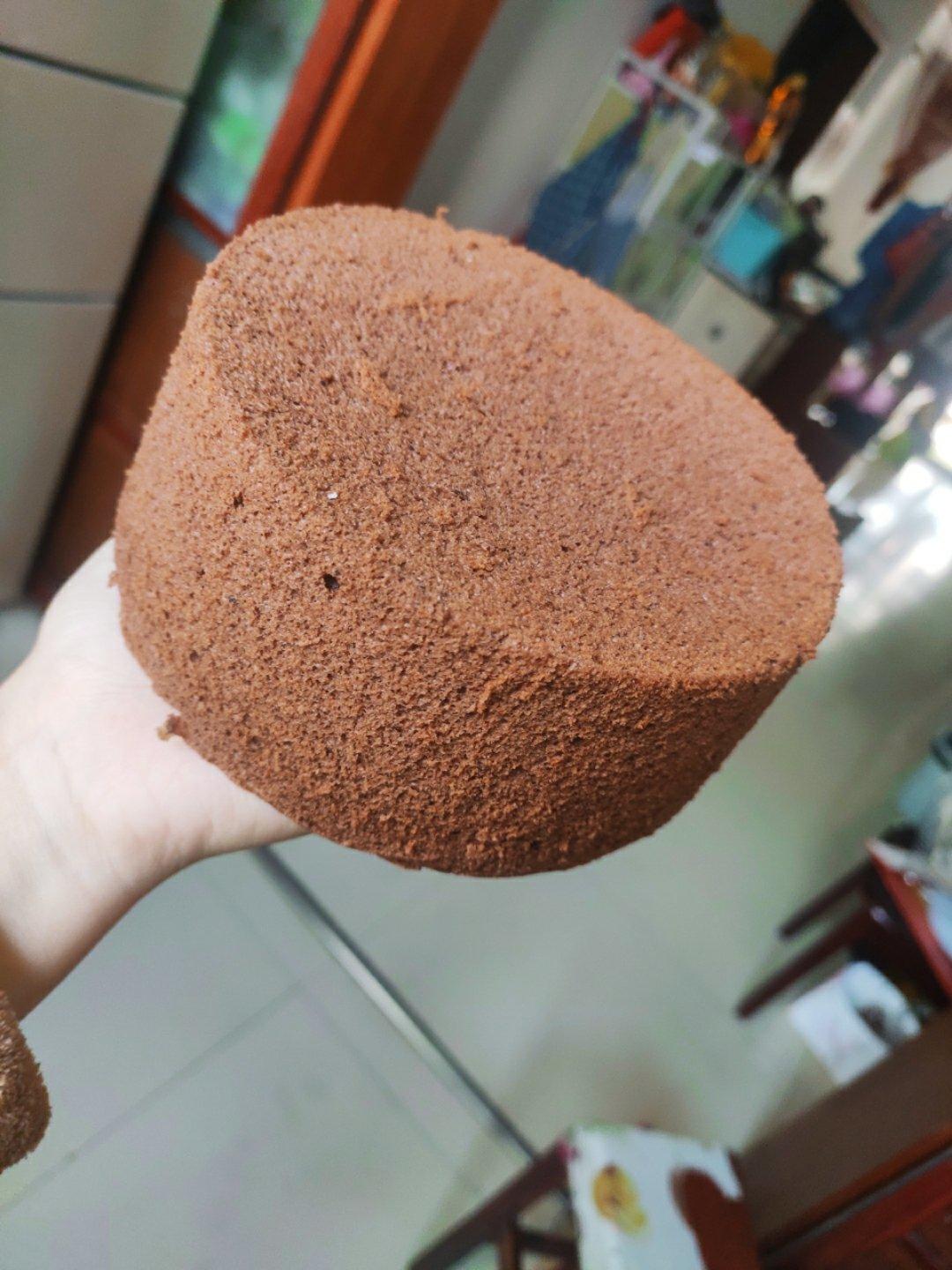 可可戚风蛋糕6寸