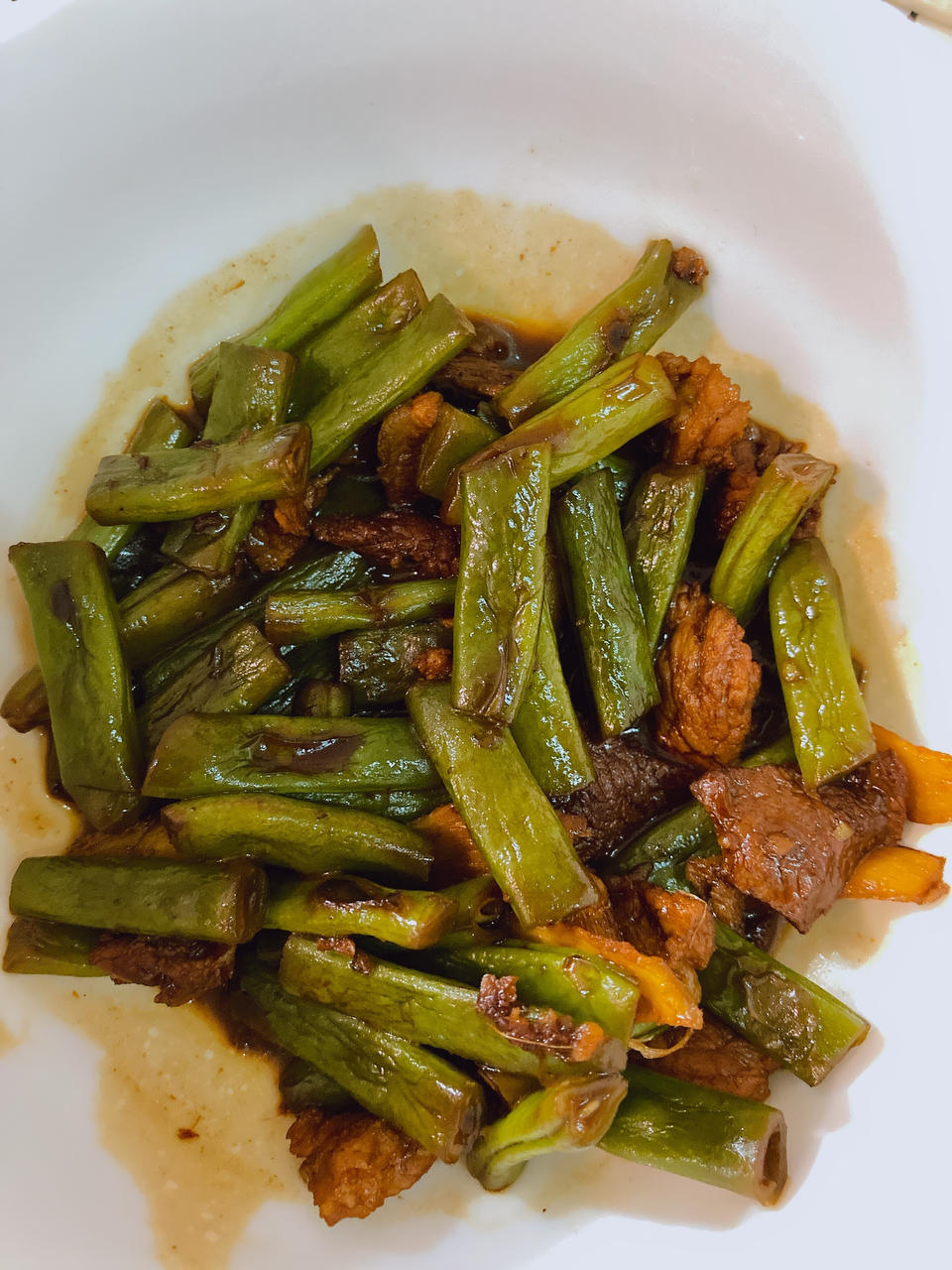 四季豆烧肉