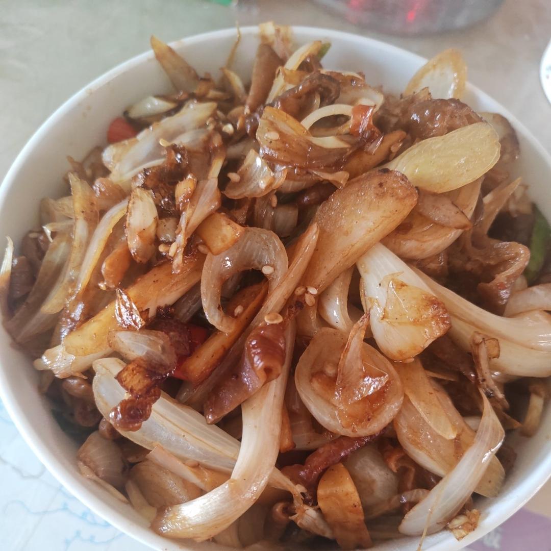 爆炒腊猪大肠