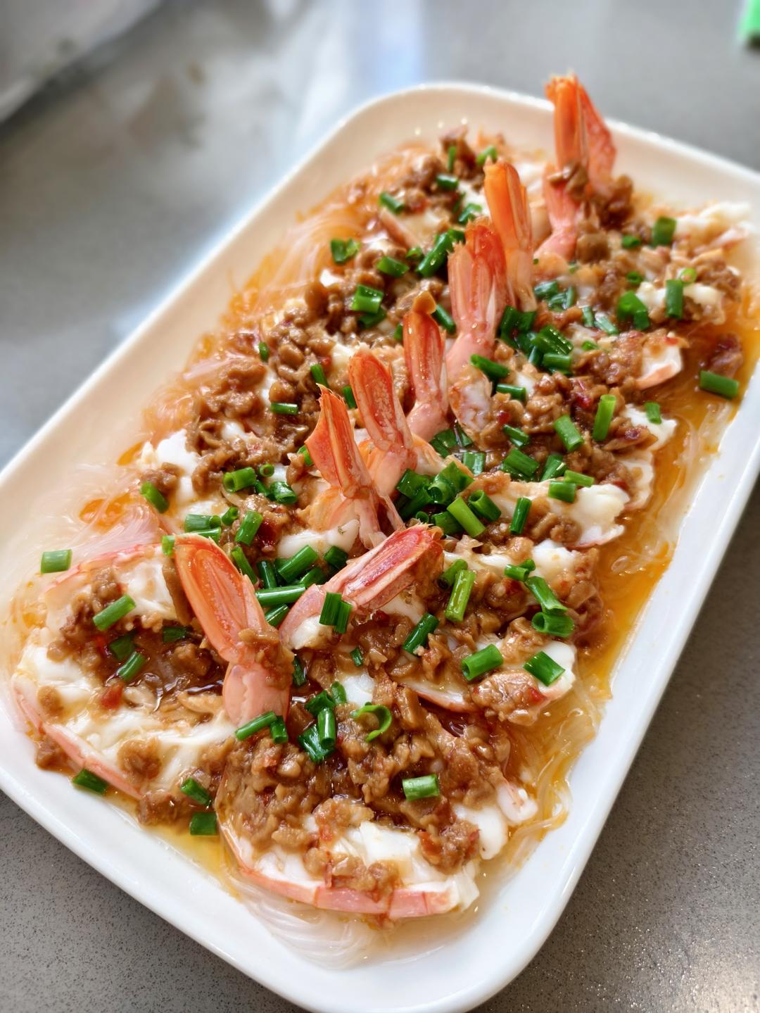 蒜蓉粉丝开背虾