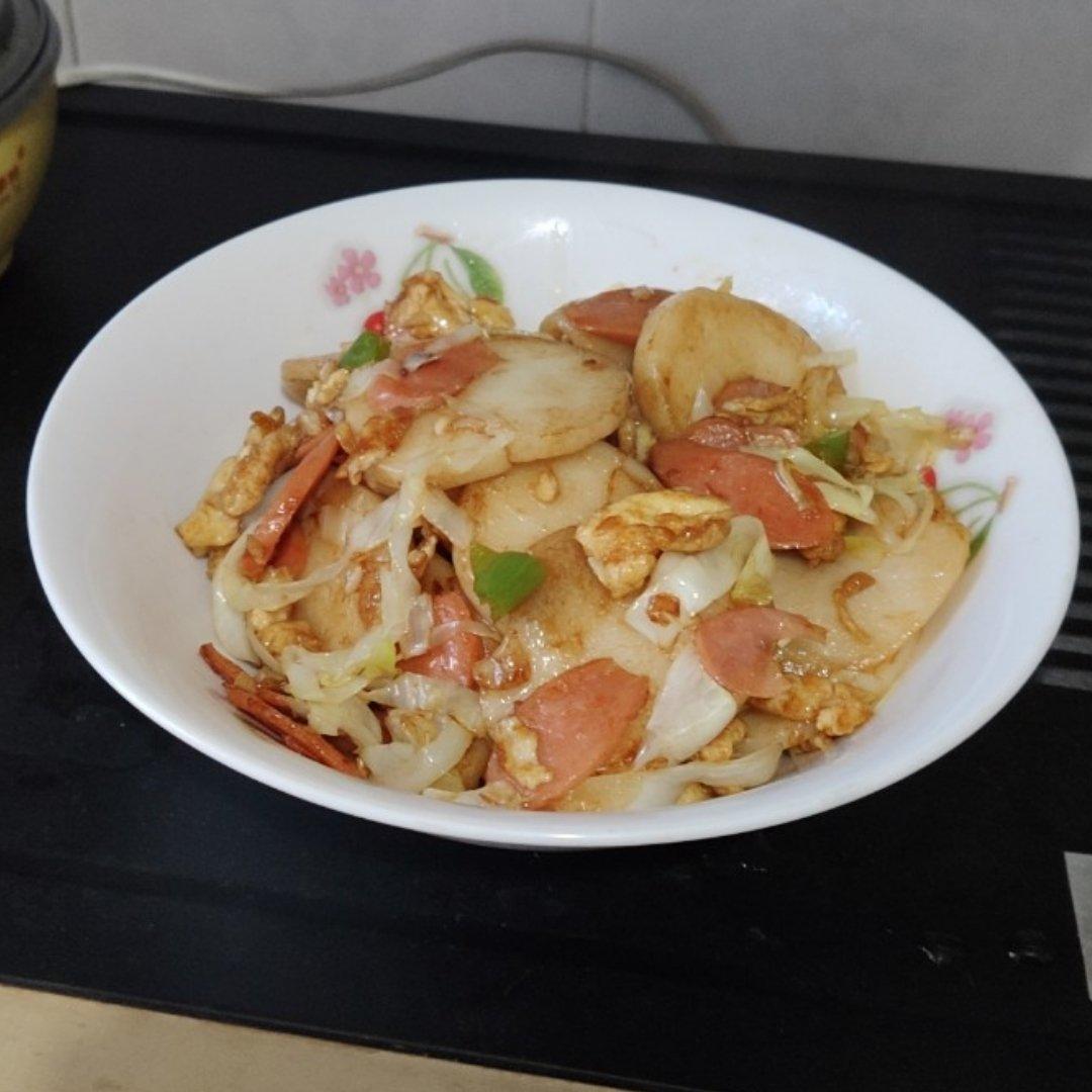 🔥自制炒年糕，比外面卖的还好吃❗️