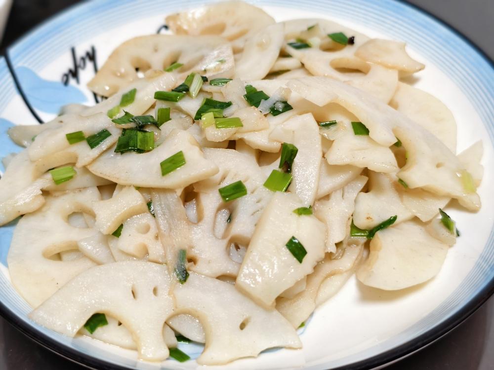 家常素食清炒莲藕片