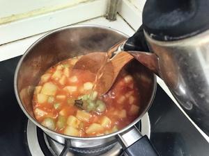 【素食主义】时蔬番茄意面汤的做法 步骤8