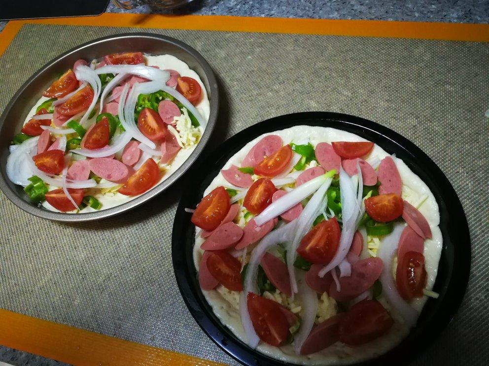 培根香肠披萨6寸（现成饼皮）