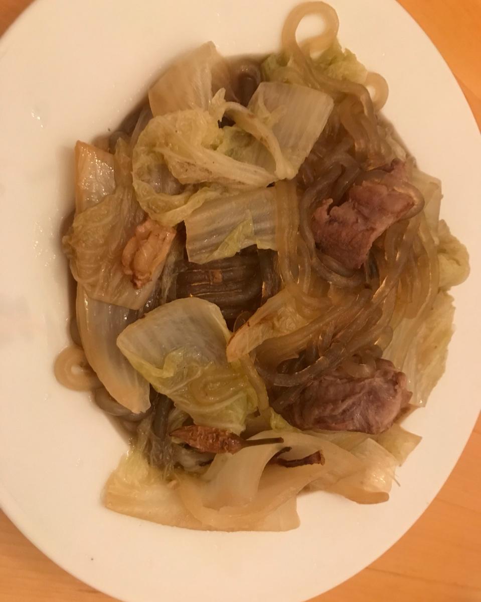 猪肉白菜炖粉条